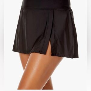 COPY - Anne Cole ladies banded side slit skirted swim bottom . XXL. NWT